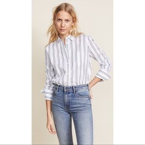 NWT Equipment Huntley Poplin Shirt